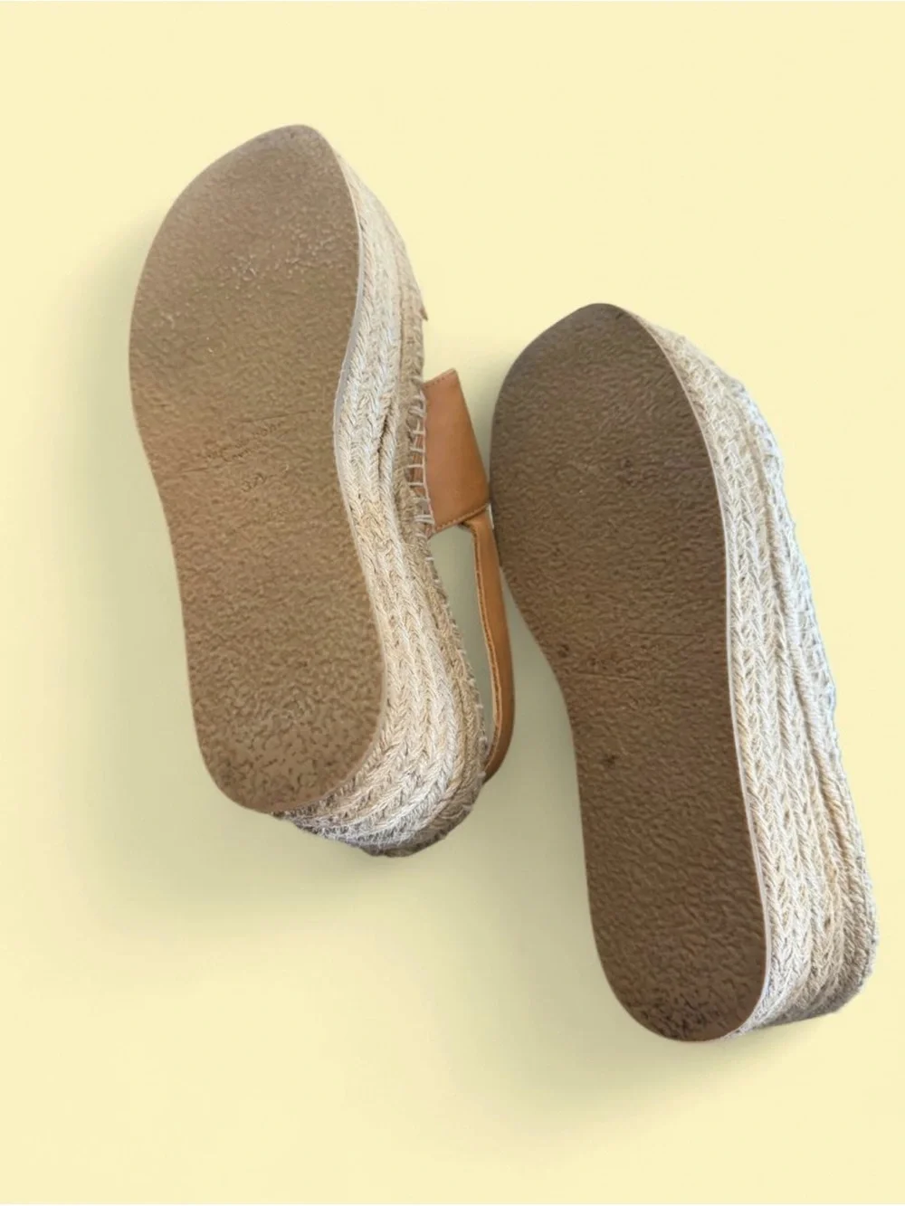 Rag & bone women’s Tan Espadrille Platform Sandals